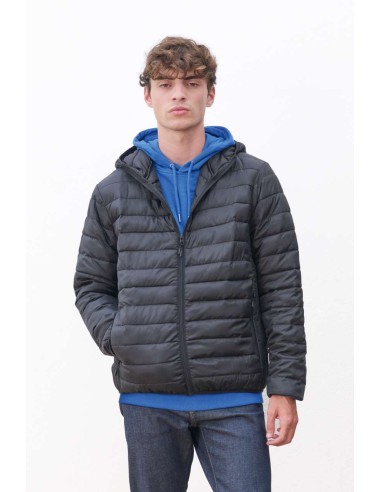SOL-04444-Mens Stream Lightweight Hooded Padded Jacket